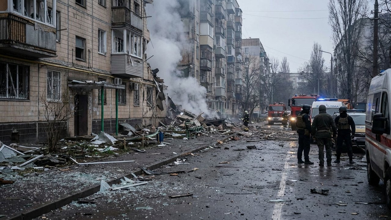Bombardeio russo em Kiev deixa ao menos seis mortos