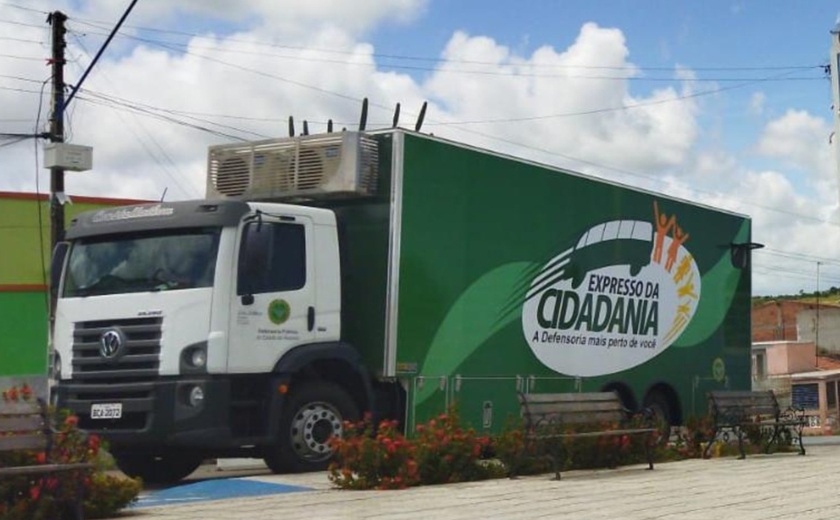 Novo Lino recebe o Expresso da Cidadania da Defensoria Pública de Alagoas na quinta, 31