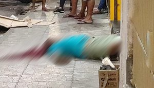 homem assassinado centro / Foto: Foto: Reprodução/Redes sociais