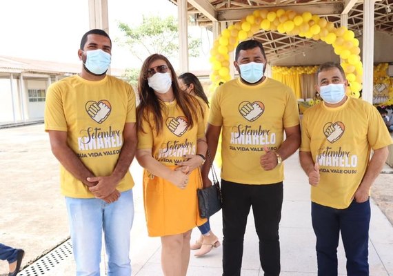 Câmara de Santana do Mundaú prestigia evento de encerramento do Setembro Amarelo