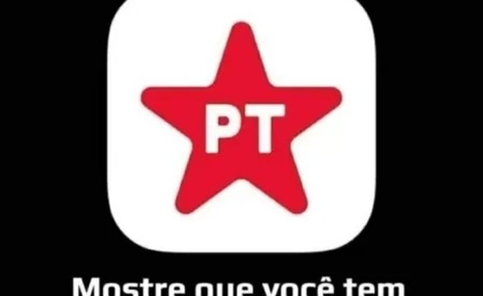 Mensagens pedem que comerciantes coloquem adesivos da estrela vermelha do PT na porta dos estabelecimentos