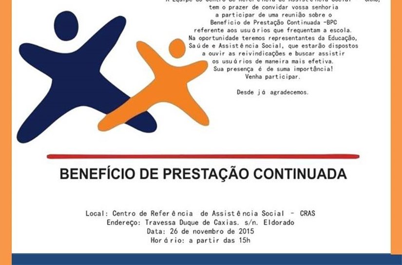 Cras de Delmiro promove oficina temática com beneficiários do programa BPC