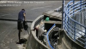 furto de fios / Foto: SSP