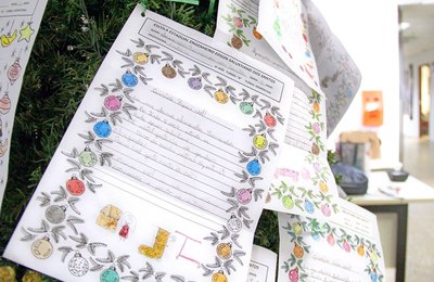 Natal Solidário: restam 25 cartinhas na árvore do TJ 