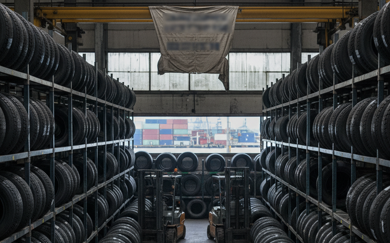 Vendas de pneus caem 5,8% em 2025 e setor pressiona por barreiras a importados