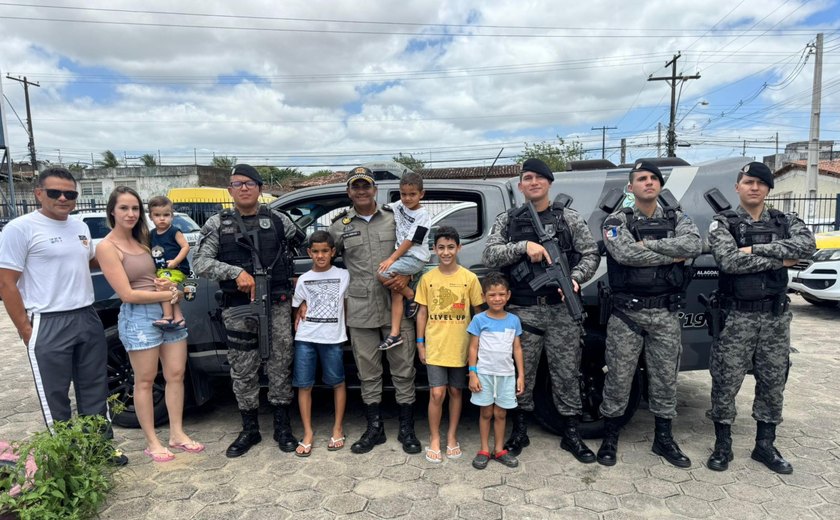 12º Batalhão da Polícia Militar de Alagoas celebra Mês das Crianças