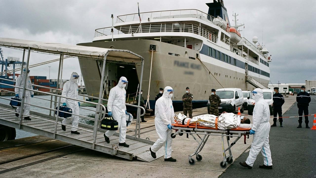 Francês repatriado do MV Hondius apresenta sintomas de hantavírus, diz primeiro-ministro