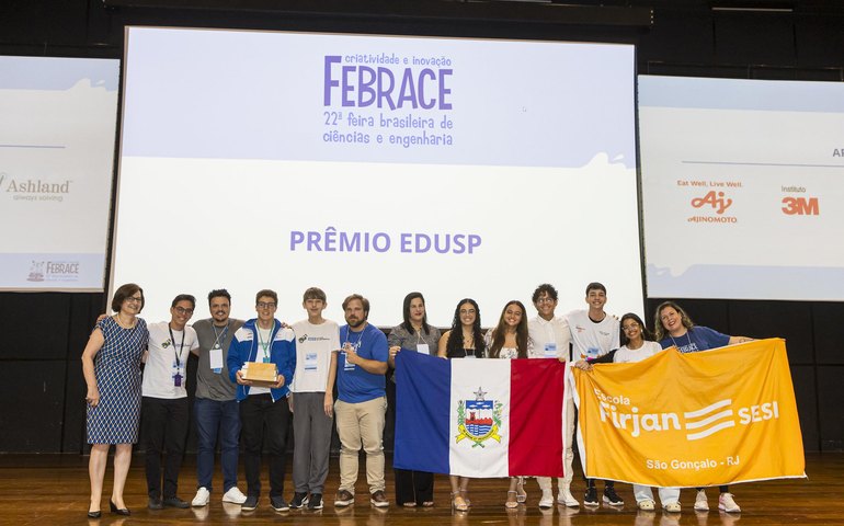 Escolas estaduais são premiadas e se destacam na maior feira de iniciação científica do país