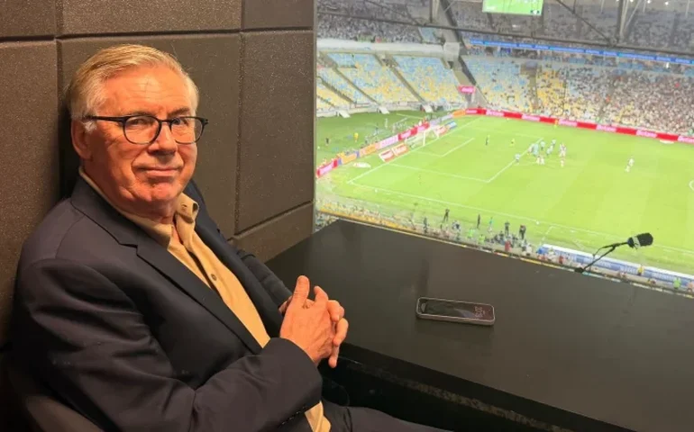 Carlo Ancelotti prestigia estreia de Berrettini no Rio Open