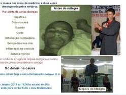 Pastor Hélio Cabral expôe parte do testemunho no Facebook
