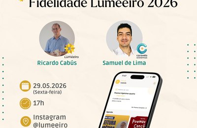 Instituto Lumeeiro lança Aplicativo e Programa de Fidelidade para beneficiar os participantes dos seus eventos poéticos