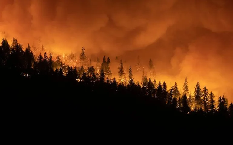 Homem é preso após atirar carro em chamas de barranco e provocar maior incêndio do ano na Califórnia