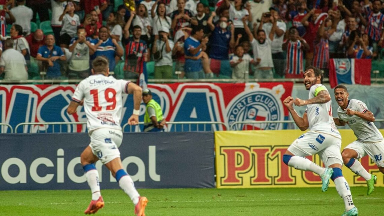 Bahia empata com o Guarani na Fonte Nova lotada e adia acesso na Série B