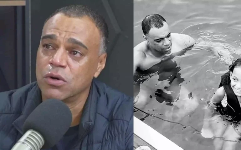 'Só estou aqui por ela': Denilson faz homenagem a sobrinha de 9 anos que morreu na semana passada; vídeo