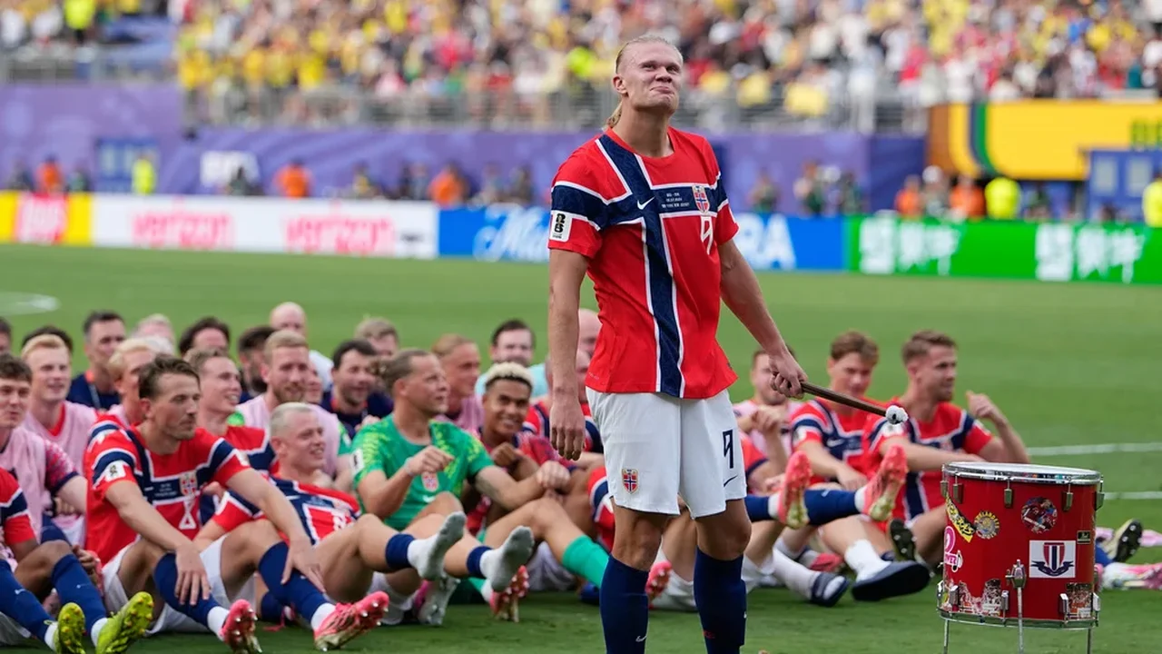 Erling Haaland marca duas vezes e garante a vitória sobre o Brasil, classificando a Noruega para as quartas de final da Copa do Mundo pela primeira vez.