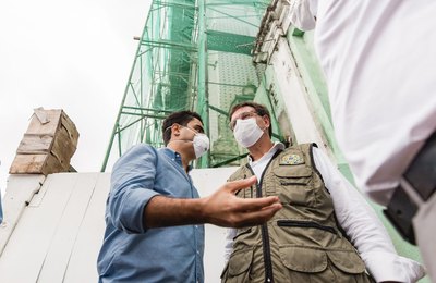 Prefeito JHC e ministro do Turismo visitam obra de restauração da Igreja dos Martírios