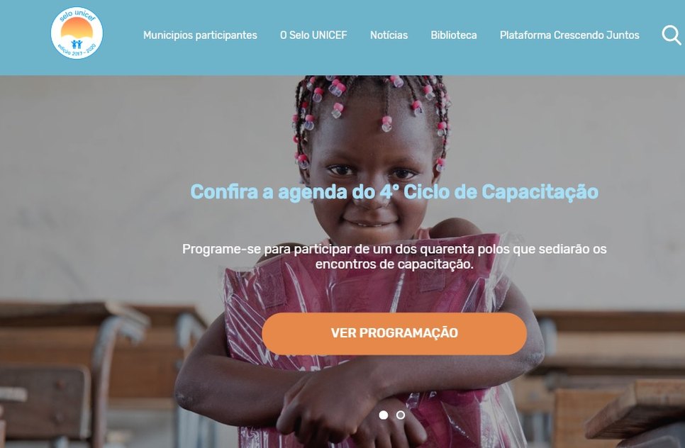 PROGRAMAÇÃO SELO UNICEF
