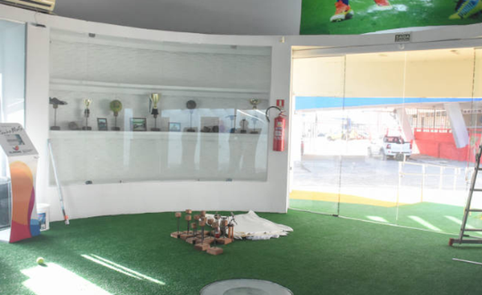 Memorial dedicado à Rainha Marta fica dentro do Estádio Rei Pelé