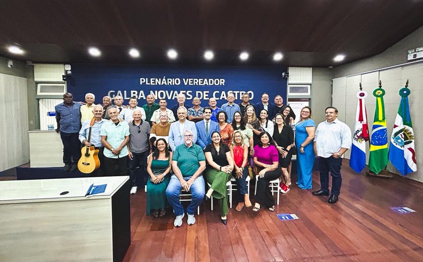 Atletas master são reconhecidos em sessão especial na Câmara Municipal de Maceió