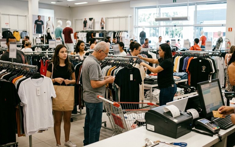 Vendas no varejo brasileiro atingem novo recorde em fevereiro, aponta IBGE