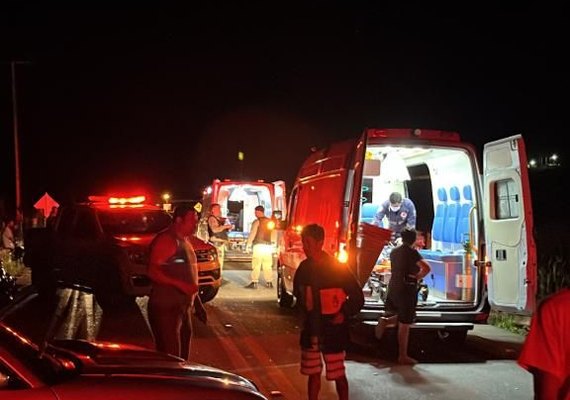 Acidente em Colônia Leopoldina deixa um morto e três feridos; idosa de 70 está entre vítimas