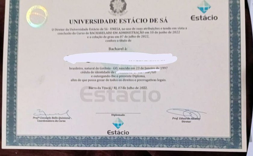 Operação da PF no DF e 11 estados mira rede que falsificava diplomas