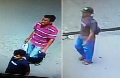 Polícia Civil divulga vídeo de três homens acusados de assalto