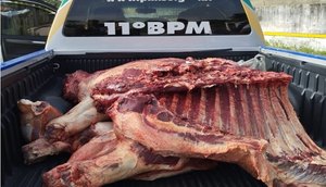 apreensao_carne_itabaianinha_foto_pmse_270223 / Foto: PMSE