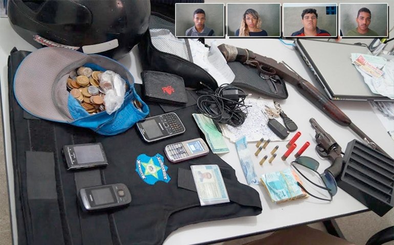 PC prende quadrilha após assalto a lotérica em Santa Luzia do Norte