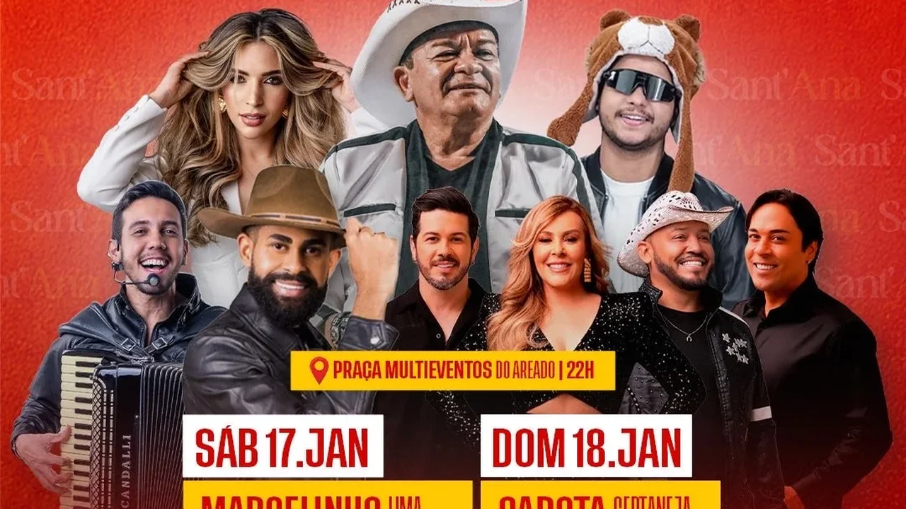 Prefeitura de Santana do Mundaú anuncia programação artística da Festa de Santa Ana