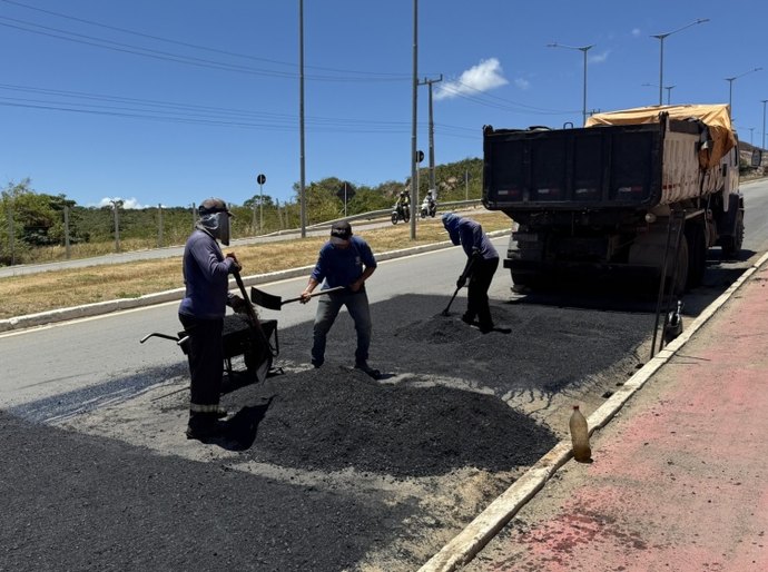 Operação Tapa-buraco recuperou 311 ruas, em 37 bairros de Maceió, durante o mês de junho