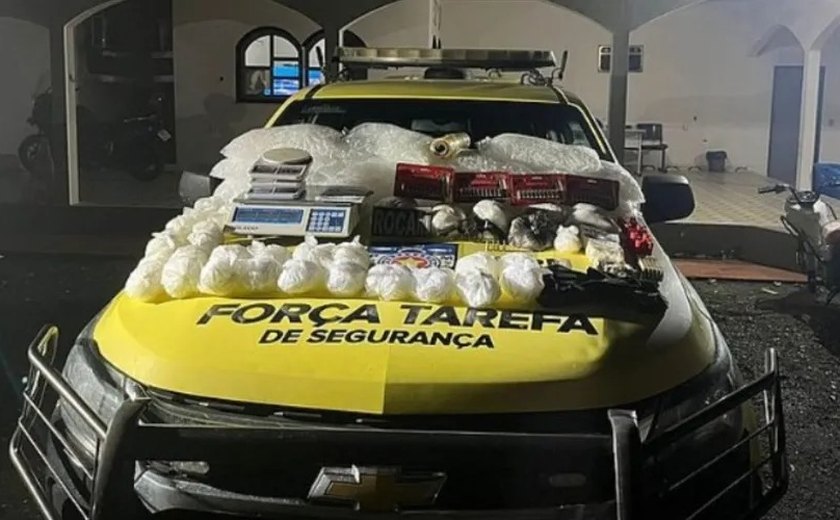 Em Arapiraca, Polícia Militar descobre laboratório para refino de cocaína