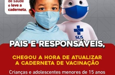 Secretaria de Saúde de Penedo convoca pais para vacinar criança e adolescentes
