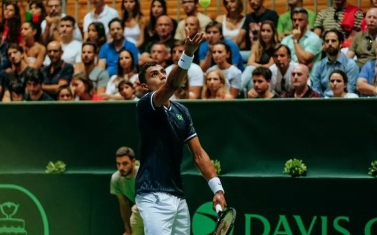 Thiago Monteiro perde e Brasil cai na Copa Davis para Portugal