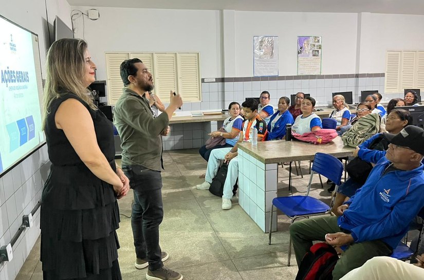 Visa de Maceió promove capacitação para alunos da EJAI em escola no Antares