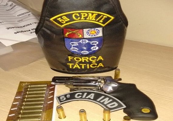 5ª Companhia Independente apreende arma de fogo em Marechal Deodoro