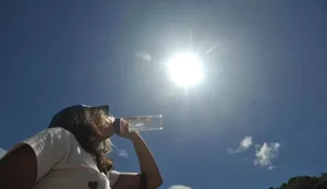 Inmet recomenda hidratação e evitar exposição ao sol em 21 cidades