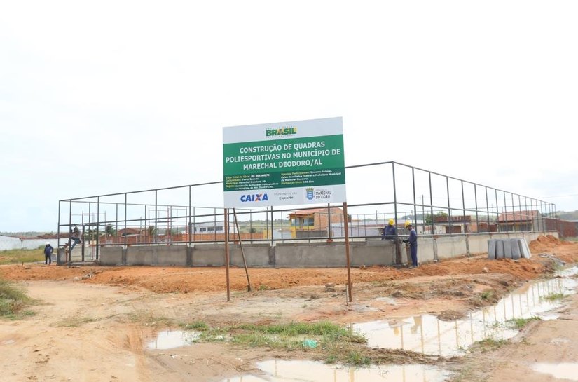 Obras da construção da quadra do Loteamento Búzios do Francês estão avançadas
