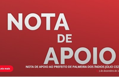 AMA divulga nota de apoio ao prefeito Júlio Cézar, de Palmeira dos Índios
