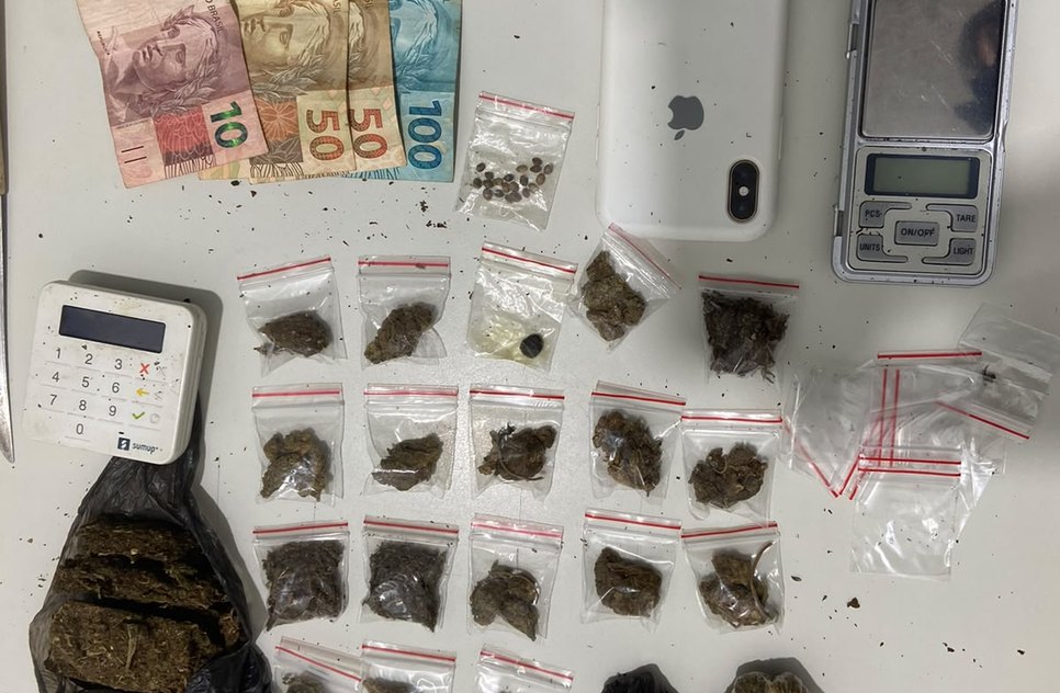 Apreensão de drogas  / Foto: PMSE