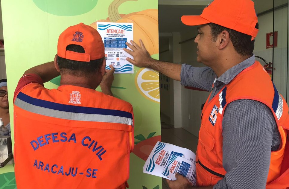 DEFESA CIVIL ALERTA MARÉ / Foto: Ascom/Semdec