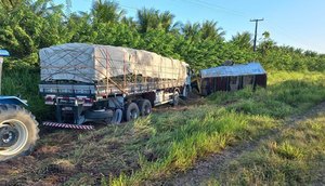 Colisão entre caminhões deixa homem morto e dois feridos em Neópolis