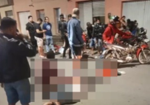Colisão entre motos deixa dois feridos em acidente no bairro Eldorado, em Arapiraca
