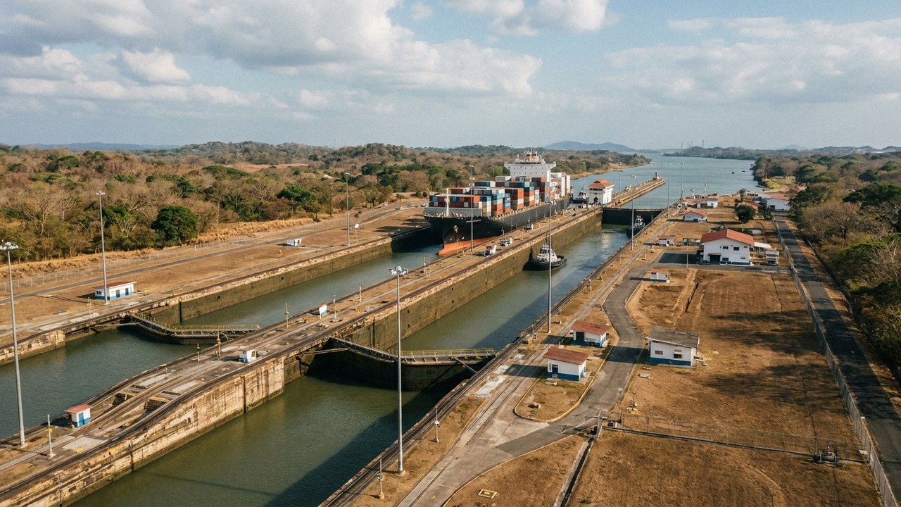 Efeito El Niño reduz trânsito de navios no Canal do Panamá a partir de setembro