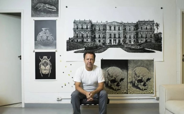 Vik Muniz usa dinheiro para retratar o País marcado pela ganância