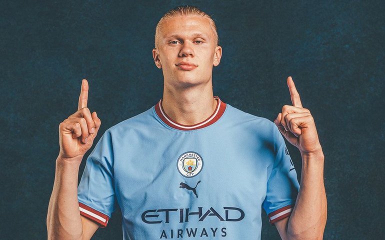 Haaland é o jogador mais rápido a alcançar 100 gols na Premier League