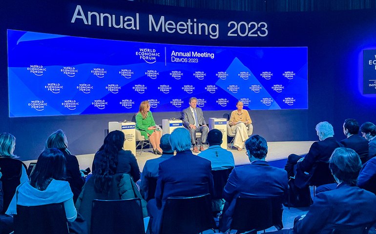 Em Davos, Haddad e Marina destacam trabalho conjunto pela retomada do crescimento