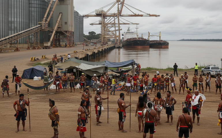 Entidades repudiam invasão de indígenas ao terminal da Cargill no Pará