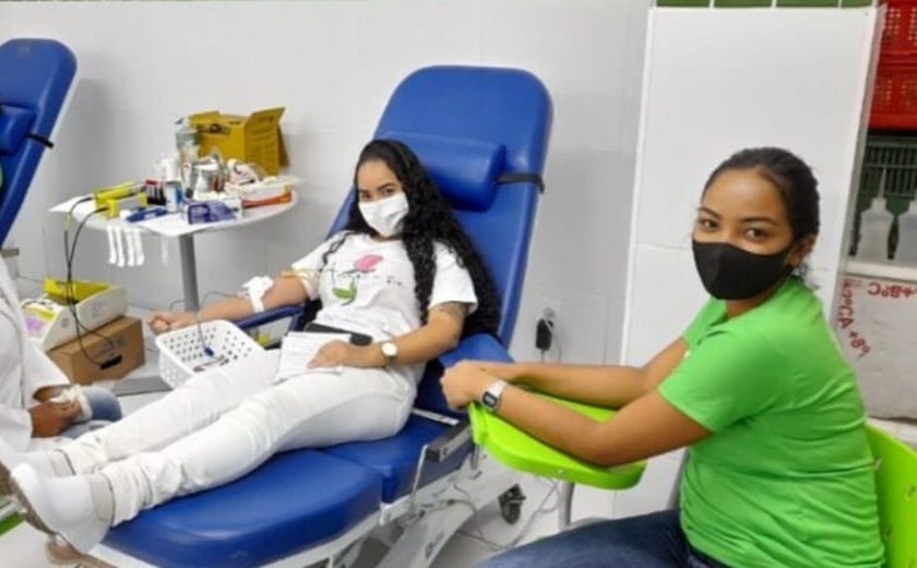 Escola Grau Técnico promove em parceria com Hemoal mais uma edição de coleta itinerante de sangue nesta terça-feira