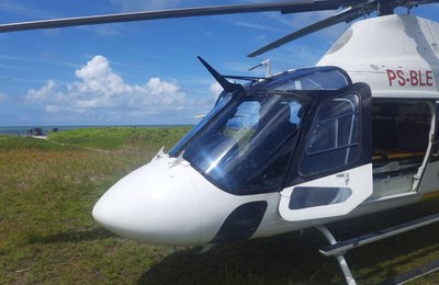 Samu e Departamento de Aviação realizam transferência de criança de 3 anos vítima de afogamento em Paripueira